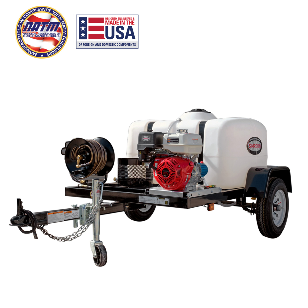 95002 Simpson Mobile Trailers Series Pressure Washer